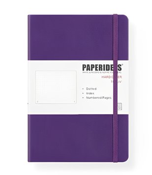 Блокнот у крапку А5 PAPERIDEAS для Bullet Journal Фіолетовий (Purple)