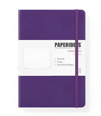 Блокнот в точку А5 PAPERIDEAS для Bullet Journal Фиолетовый (Purple)