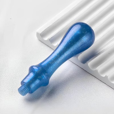 Ручка для сургучної печатки Блакитна 2.2х7.8 см (WAX-PN-07)