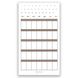 Стикеры Alpaca Календарь на месяц для заполнения на бумажной основе 11х19.5 см