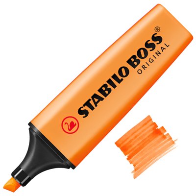 Маркер Stabilo Boss Неоново-оранжевий (4006381333672)