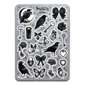 Сет наклеек MriyTaDiy Gothic 10х15 см