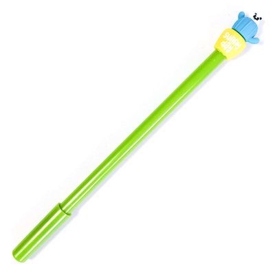 Гелевая ручка Кактус зеленая 17 см