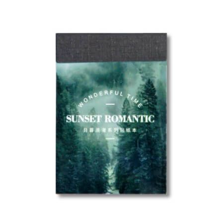 Міні стікербук Moking Travel 50 наклейок 3.5х5 см Нічний ліс (BKS-RMLM008)