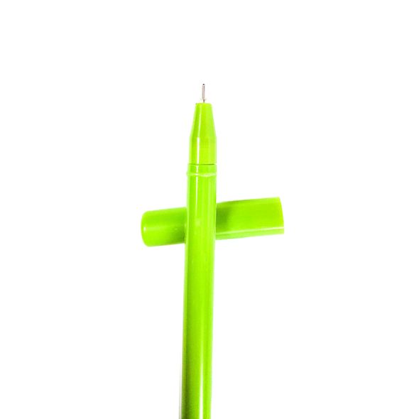 Гелева ручка Кактус зелена 17 см