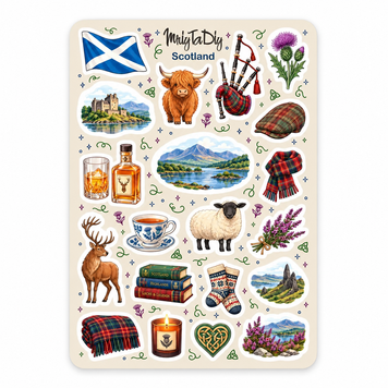 Стікери ART STORY MriyTaDiy Scotland 10х15 см