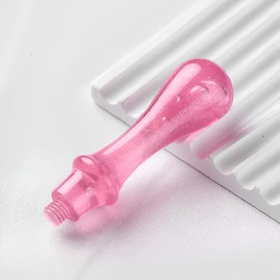 Ручка для сургучної печатки Рожева 2.2х7.8 см (WAX-PN-11)