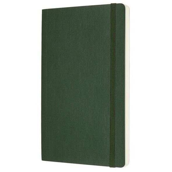 Блокнот Moleskine в точку для Bullet Journal Средний 13х21 см Зеленый Мягкая обложка (QP619K15)