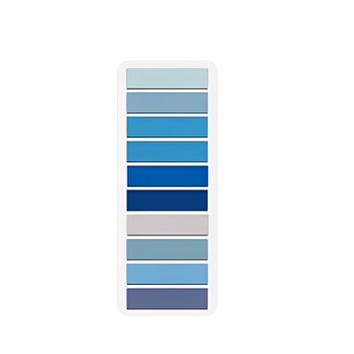 Стікери-закладки для позначок 10 кольорів 200 шт Блакитні (TWWT-087-B)