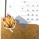 Сет авторских стикеров от BuJoBox Осенние листья 2