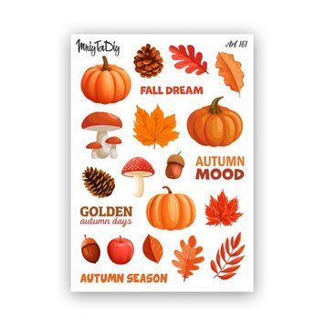 Стикеры MriyTaDiy ART 161 Осеннее настроение 10х15 см