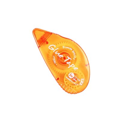 Ролик с клейкой лентой (двухстороний скотч) 8 м Оранжевый (GT-508-O)