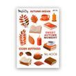 Книжные наклейки MriyTaDiy ART 162 Уютная осень 10х15 см