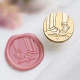 Сургучна печатка кругла Sweet love 2,5 см (WAX-ST-89)