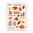 Наклейки MriyTaDiy ART 163 Тёплая осень 10х15 см
