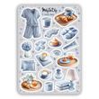 Сет наклейок MriyTaDiy Lazy Day 10х15 см