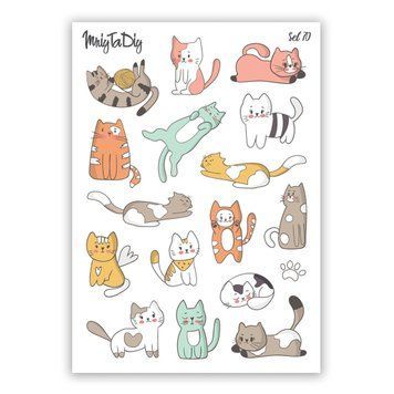 Сет наклеек MriyTaDiy №70 Котята 10х15 см