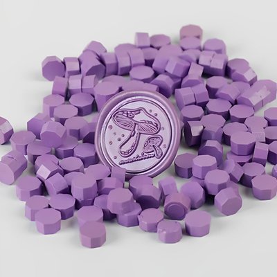Набор сургуча в таблетках Фиолетовый 100 шт (WAX-100-36)