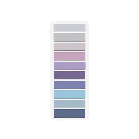 Стікери-закладки для позначок 10 кольорів 200 шт Фіолетові (TWWT-087-V)