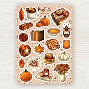 Сет наклеек MriyTaDiy Autumn 10х15 см