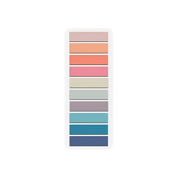 Стікери-закладки для позначок 10 кольорів 200 шт Рожеві (TWWT-087-P)