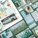 Набор стикеров в формате картинок Mr.Paper 70 шт Мятные 10х10 см (TH0284)