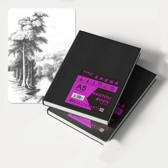 Скетчбук Thinkart А5 Чорний 50 аркушів 14.5х21 см 160 г/м&sup2;