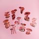 Набор прозрачных стикеров Mushroom jungle 11 шт (YXTZB382)