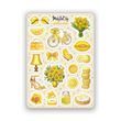 Сет наклейок MriyTaDiy Yellow Vibe 10х15 см