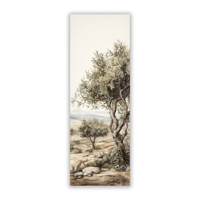 Двостороння закладка LeoWhiteCat Оливкове дерево 5х15 см