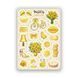 Сет наклейок MriyTaDiy Yellow Vibe 10х15 см