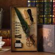 Набор для каллиграфии с перьями 10 элементов Зеленый