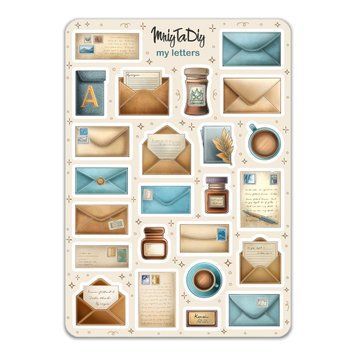 Сет наклеек MriyTaDiy My Letters 10х15 см