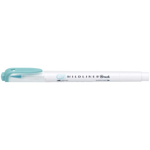 Mildliner Brush Pen двосторонній Zebra Ніжно-блакитний (WFT8-MBL)
