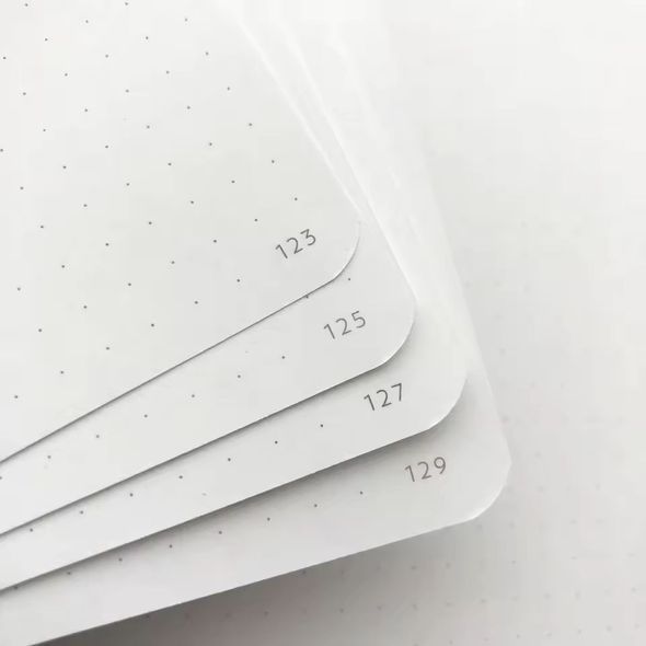 Блокнот в крапку А5 для Bullet Journal Фіолетовий 80 аркушів 160 г/м&sup2; (BUKE-0063)