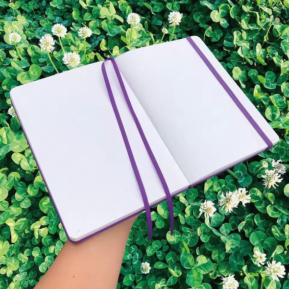 Блокнот в крапку А5 для Bullet Journal Фіолетовий 80 аркушів 160 г/м&sup2; (BUKE-0063)