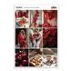 Сет стикеров BuJoBox Red 15х21 см