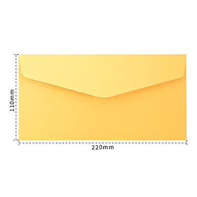 Конверт Желтый 11Х22 см (TWWT-131-17)