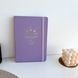 Блокнот в крапку А5 для Bullet Journal Бузковий з сріблястим зрізом 80 аркушів 180 г/м&sup2; (BUKE-018)