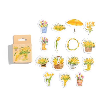 Набір стікерів Mo Card Yellow flowers 45 шт (MMK04G046)