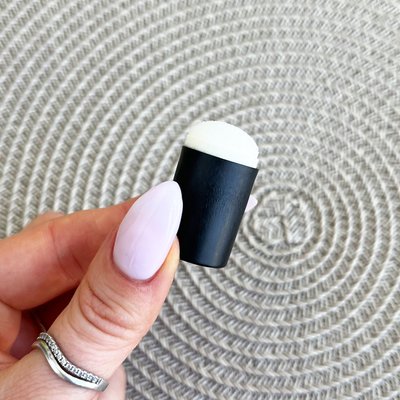 Спонж для отпечатков на палец 1.5х3 см Черный (TWGS-188-01)
