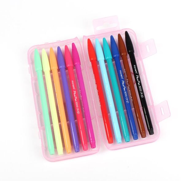 Кольорові ручки для малювання MONAMI набір 12 штук (04008Z13)