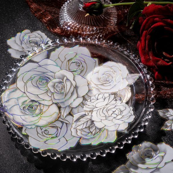 Набір стікерів Have a good day White flower 20 шт (MHD-HYFH001)