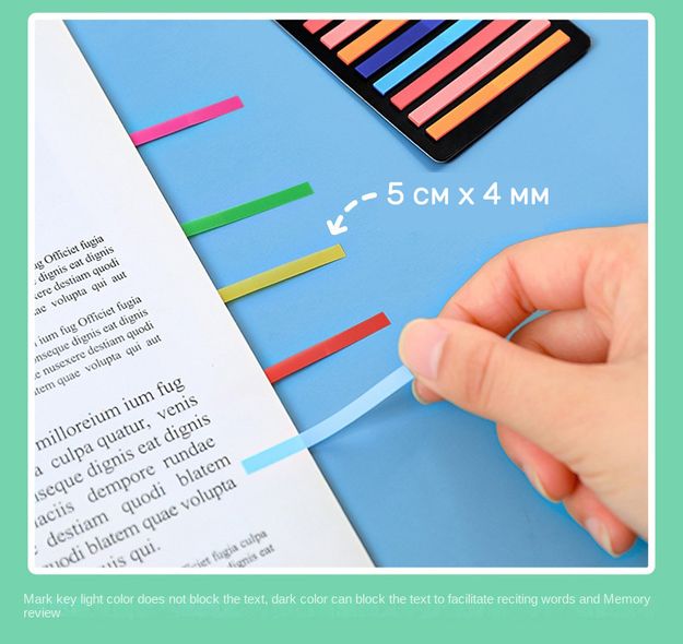 Стікери-закладки для нотаток Коричневі 5 кольорів 300 шт (MEMO-300-15-BR)