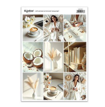 Сет стикерів BuJoBox White 15х21 см