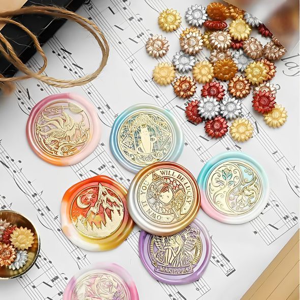 Сургуч Flowers Gold 100 шт (WAX-100-50)