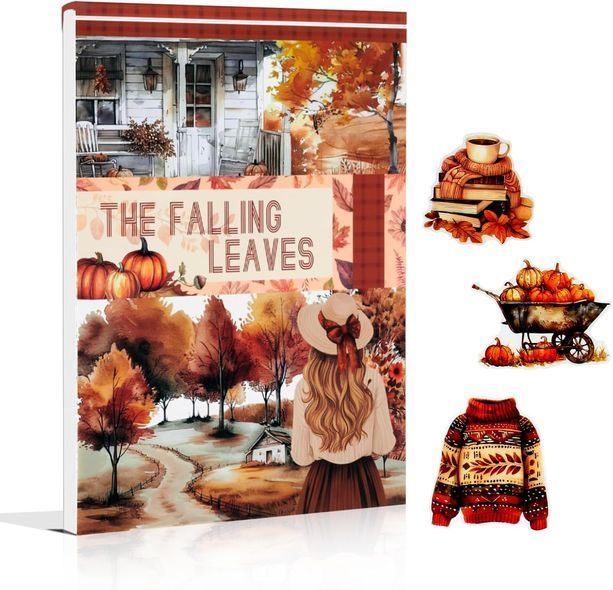 Стікербук 20 сторінок The falling leaves 14,5х21 см