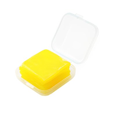 Клей для алмазної мозаїки у контейнері Жовтий 6 шт 2,5х2,5 см (YIWU-T29-02)