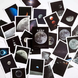 30 шт стікерів у форматі картинок для скрапбукінгу Місяць 6х8 см (MMK06D237)