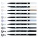 Набір маркерів Tombow Grayscale 10 кольорів (УЦІНКА)